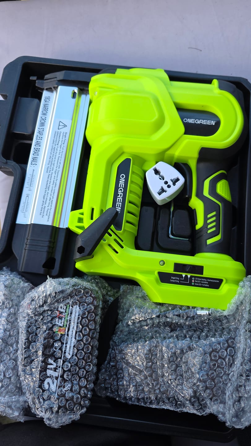 Customer photo review of YOFIDRA Brushless 2-in-1 Cordless Nailer & Staple Gun (F30/422J) - Makita 18V Battery Compatible