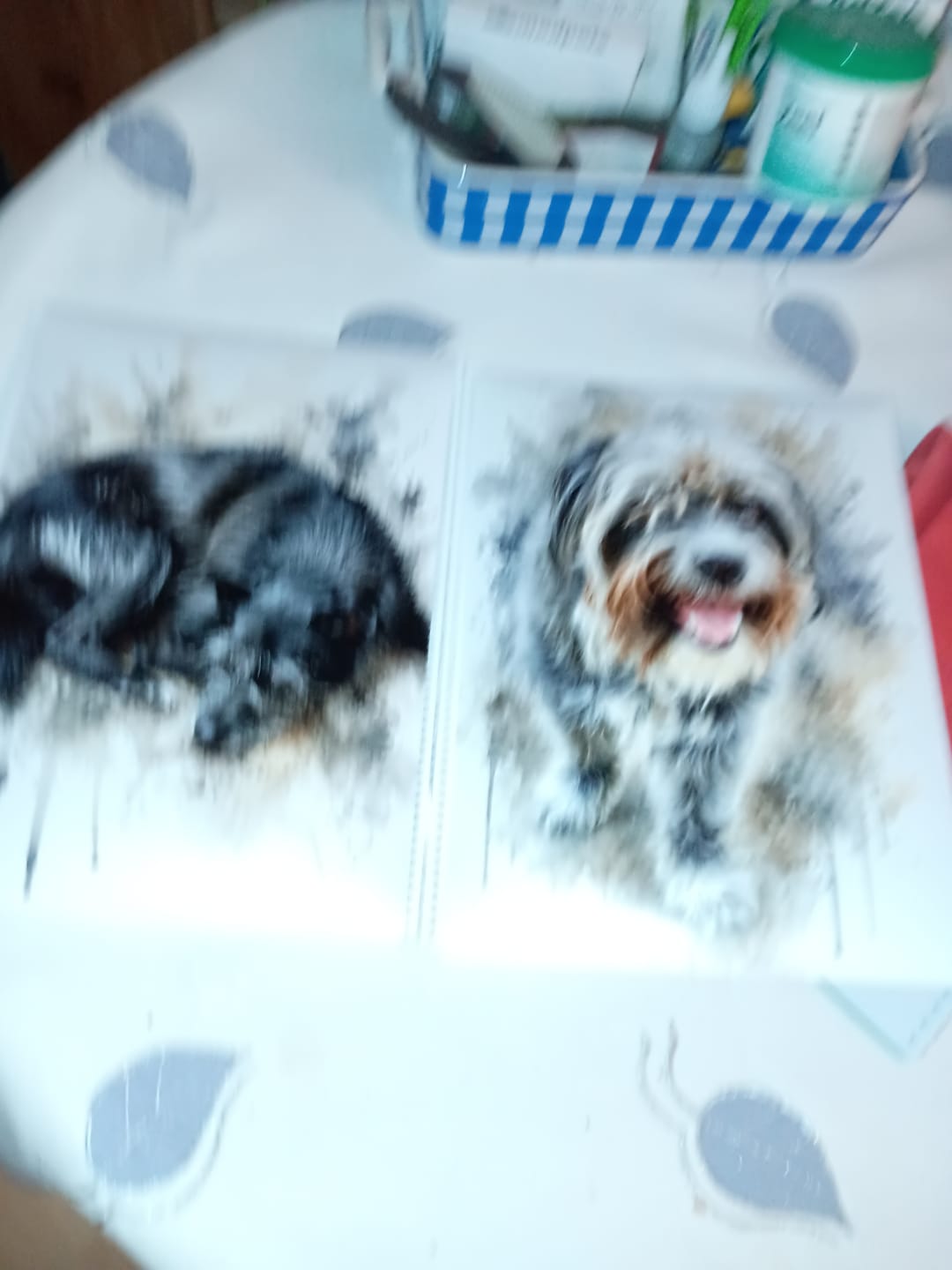 Customer photo review of Personalisiertes Poster - Aquarell Realistisches Porträt