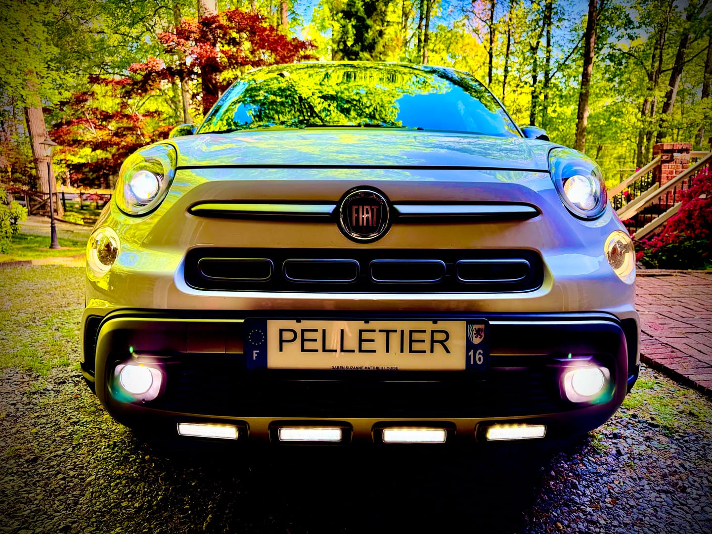 Customer photo review of Plaque auto plexiglass décorative