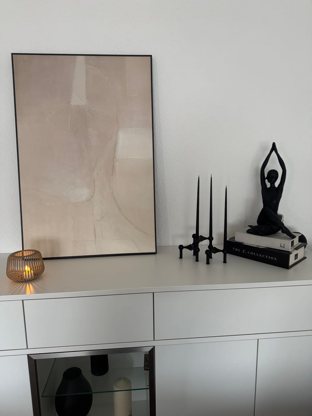 Customer photo review of Minimalist Geometric Wall Art - Silent Geometry