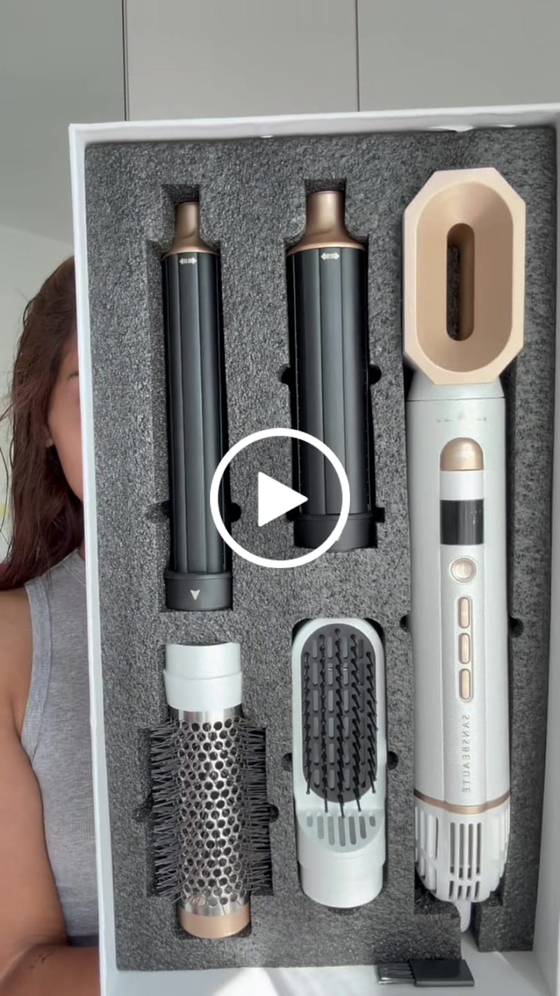 Customer video review of SANSBEAUTÉ® 8-IN-1 AIRSTYLER