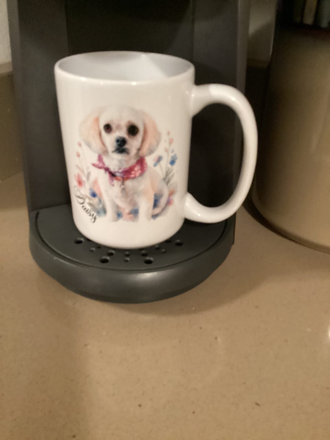Customer photo review of Watercolor - Personalized Mug