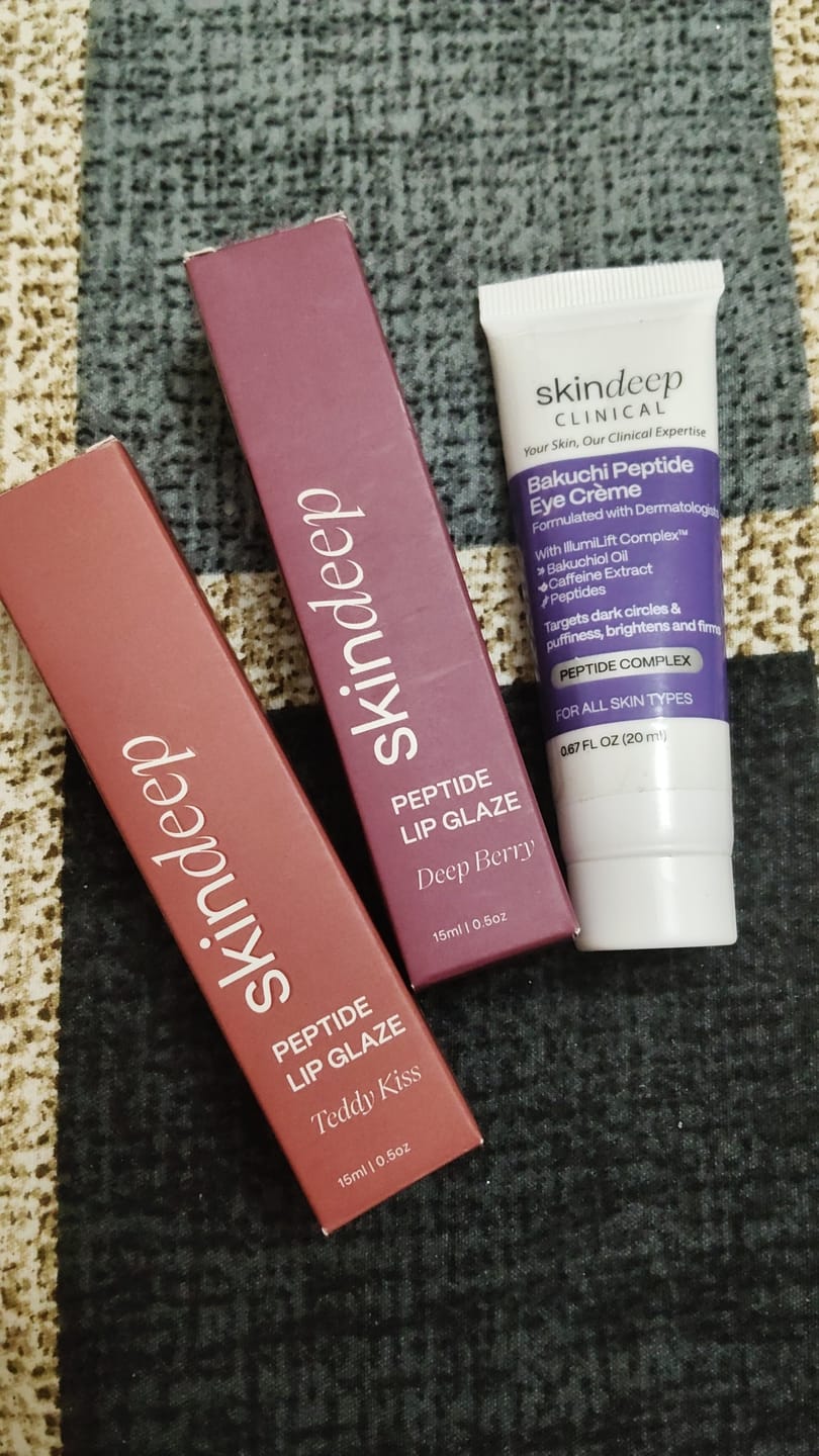 Customer photo review of Peptide Lip Glaze