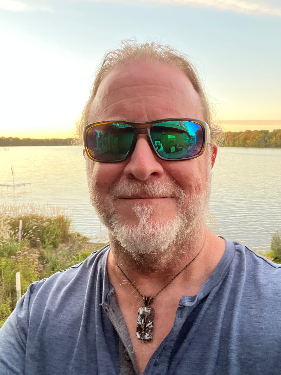 Customer photo review of Okeechobee Polarized Matte Drift Sunglasses