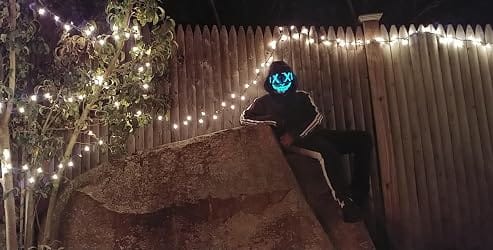 Customer photo review of Halloween Led Mask by Shevra Ventures™