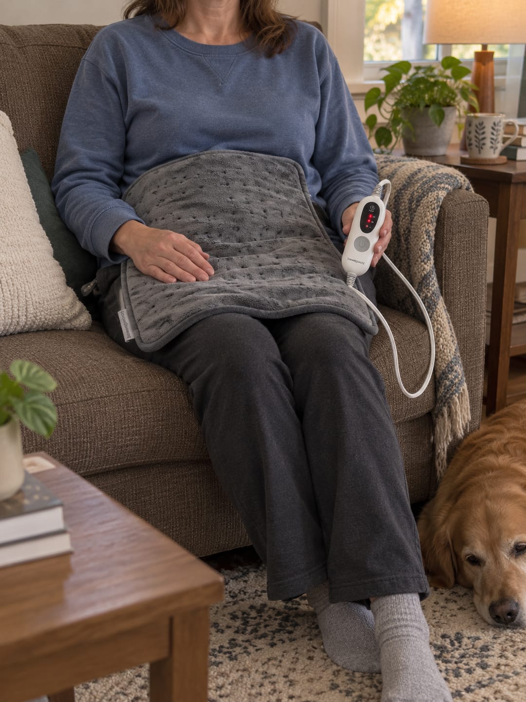 Customer photo review of Bewegwohl Heating Pad