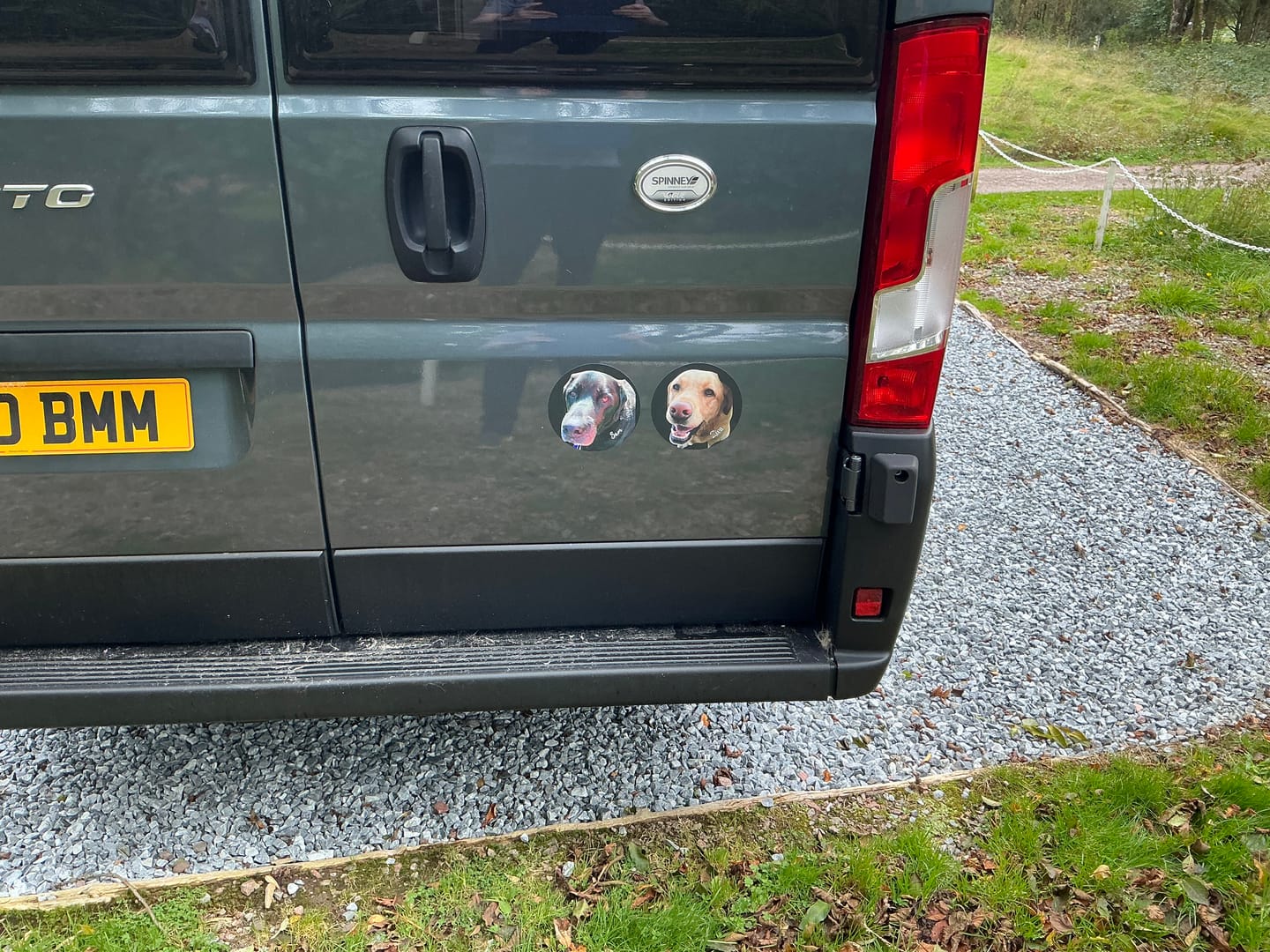 Customer photo review of Personalised Car Sticker - Your photo