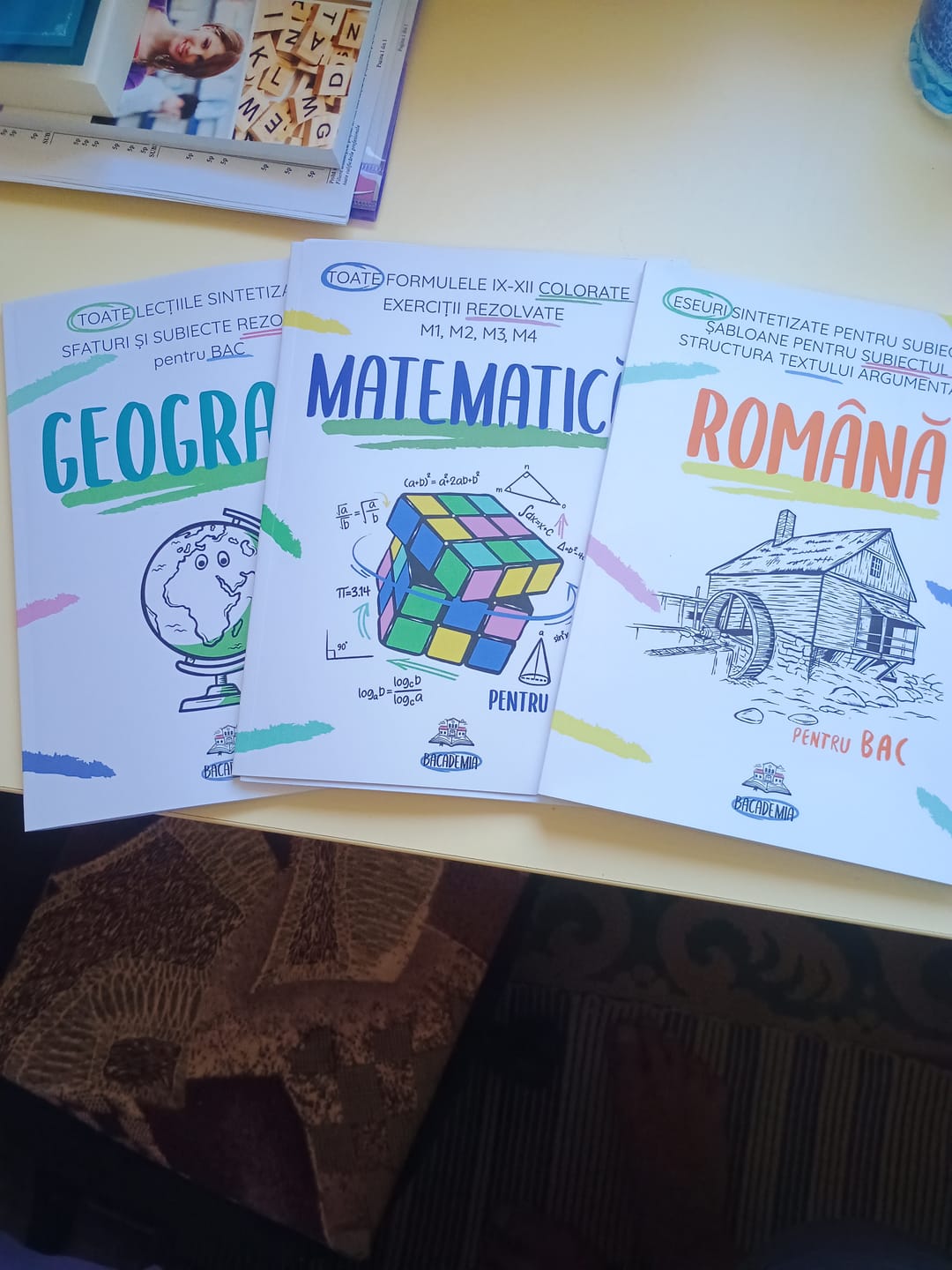 Customer photo review of Pachet Bacalaureat (Română + Matematică + Geografie) Bacademia