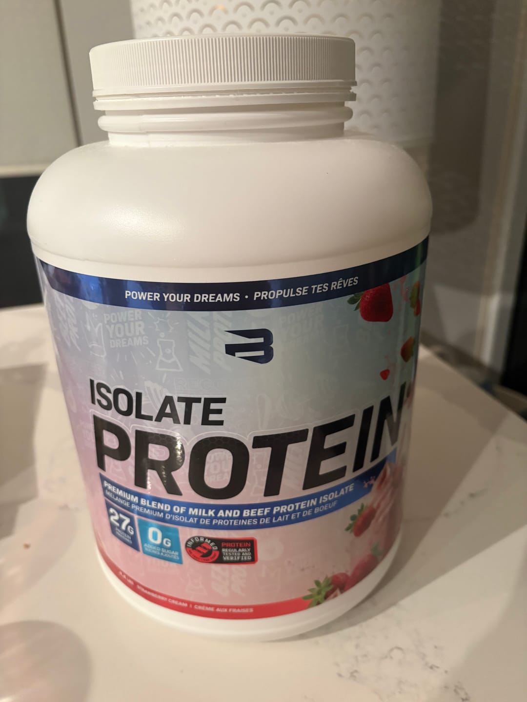 Customer photo review of Isolate Protein