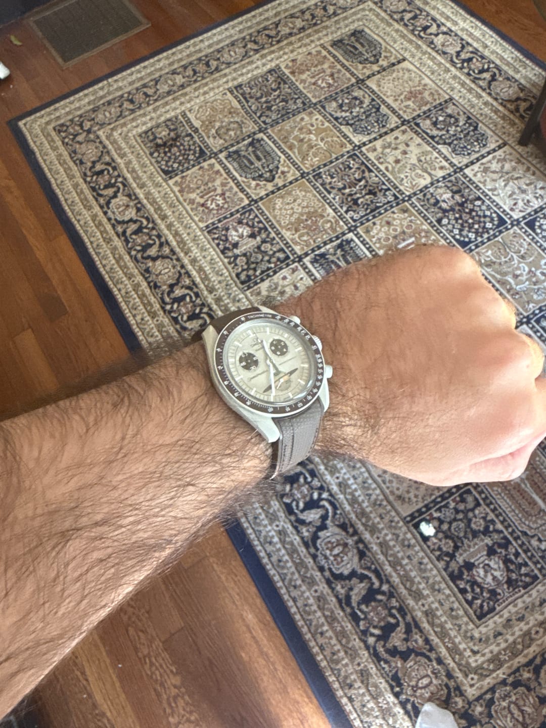 Customer photo review of Rubber Strap for Omega X Swatch MoonSwatch Mission to Saturn
