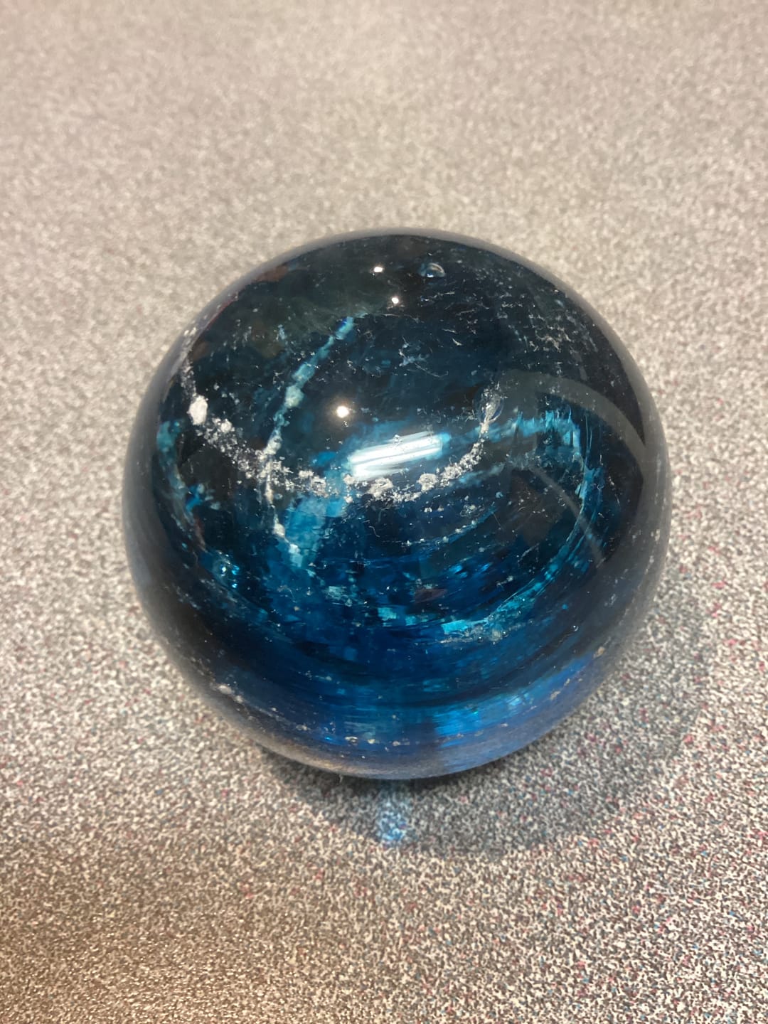 Customer photo review of Serenity Orb with Cremation Ashes