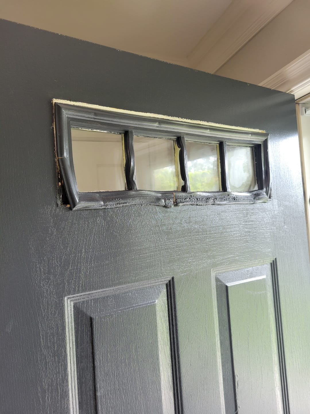 Customer photo review of Clear 4 Lite Glass and Frame Kit (24" x 8" Frame Size)