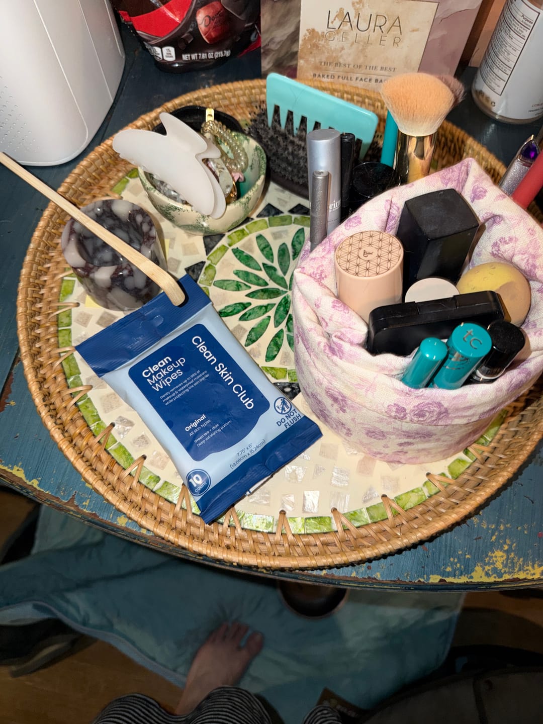 Customer photo review of Oasis Large Rattan Tray
