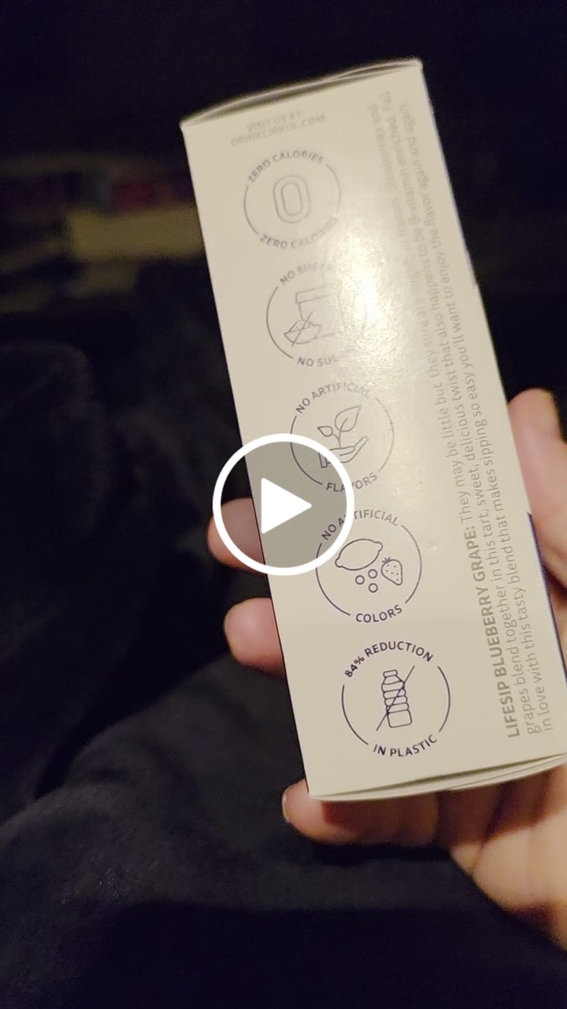 Customer video review of LifeSip Fruit Punch