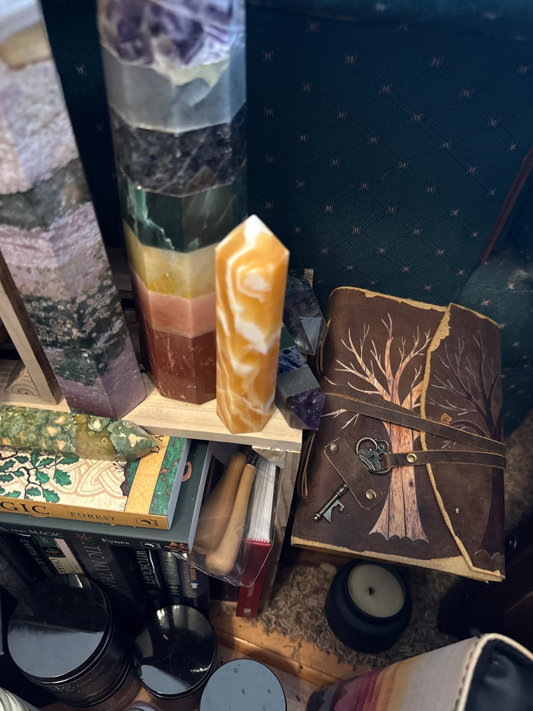 Customer photo review of Tree of Life Handmade Leather Journal