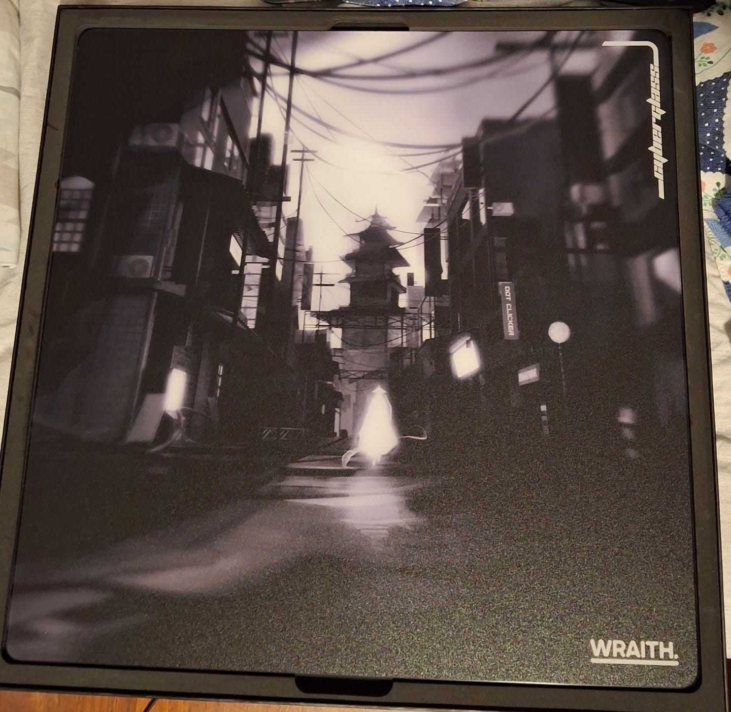 Customer photo review of Wraith Cyberglass Cam Mousepad
