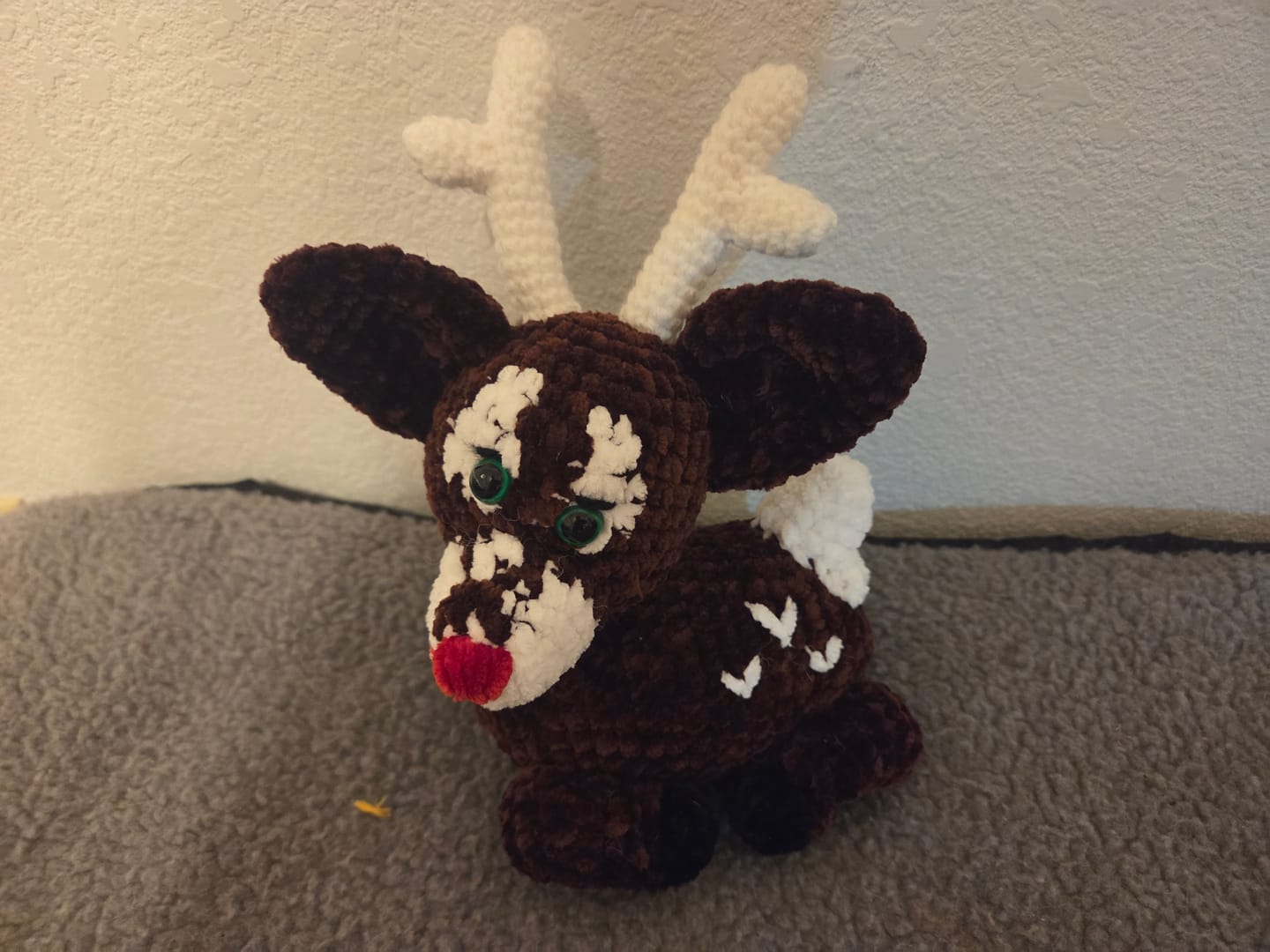 Customer photo review of Deer Crochet Pattern PDF (With Reindeer Mod)