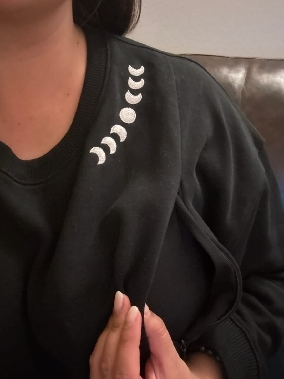 Customer photo review of Polerón de Lactancia Aika - Lunas
