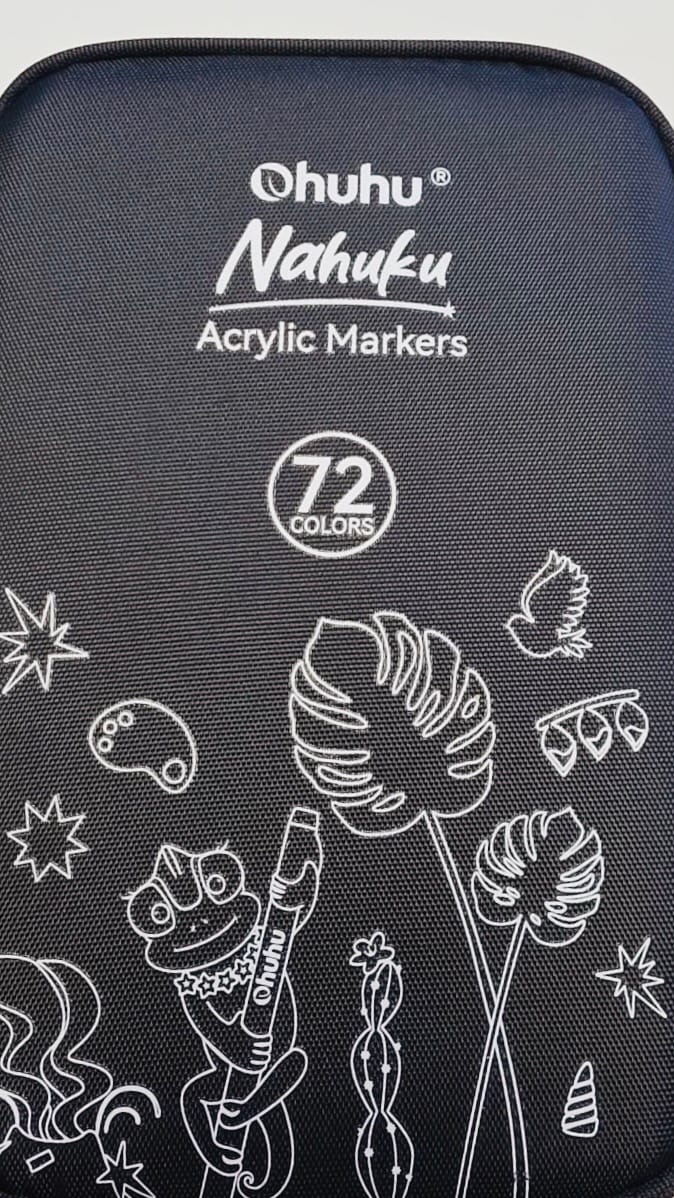 Customer photo review of Ohuhu Nahuku Direct-ink Acrylic Markers