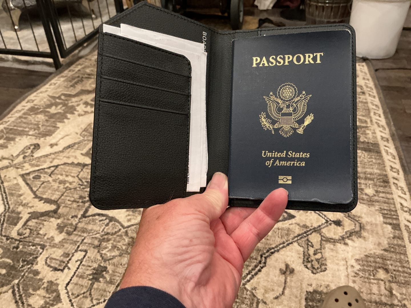 Customer photo review of Passport Holder Air