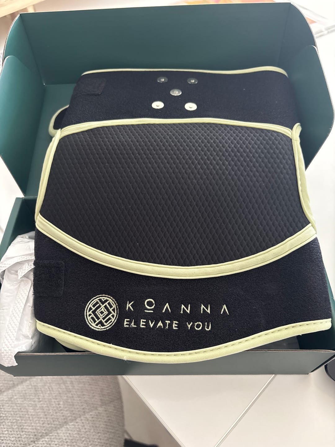 Customer photo review of Koanna® Rotlicht Bandage gegen Knieschmerzen