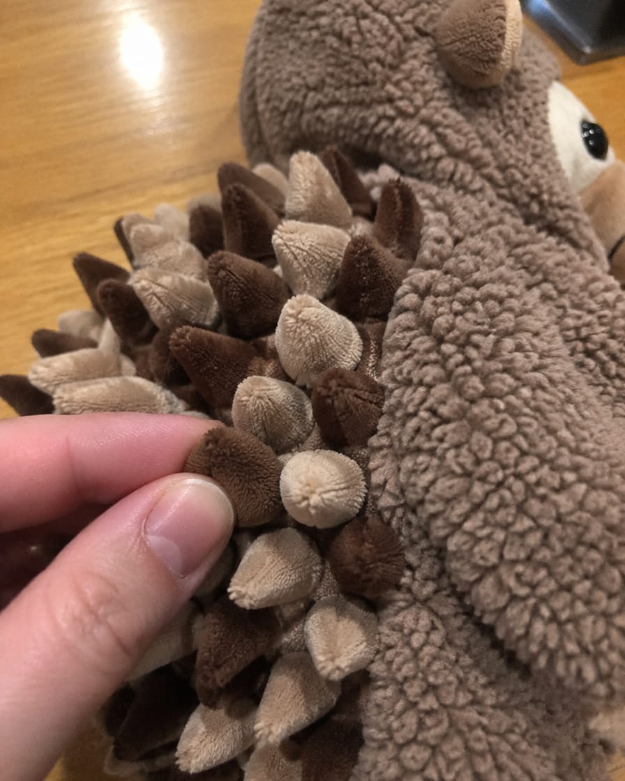 Customer photo review of The Original Hedgie Suit
