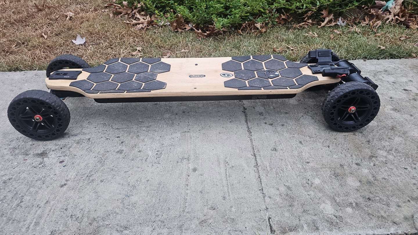Customer photo review of MEEPO 160 x 50 All Terrain Honeycomb Wheels