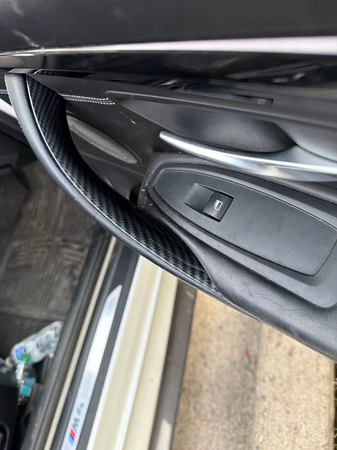 Customer photo review of Interior Door Handle Covers for BMW 3 & 4 Series – Fix Sticky Handles, No Disassembly | 2-Piece Set
