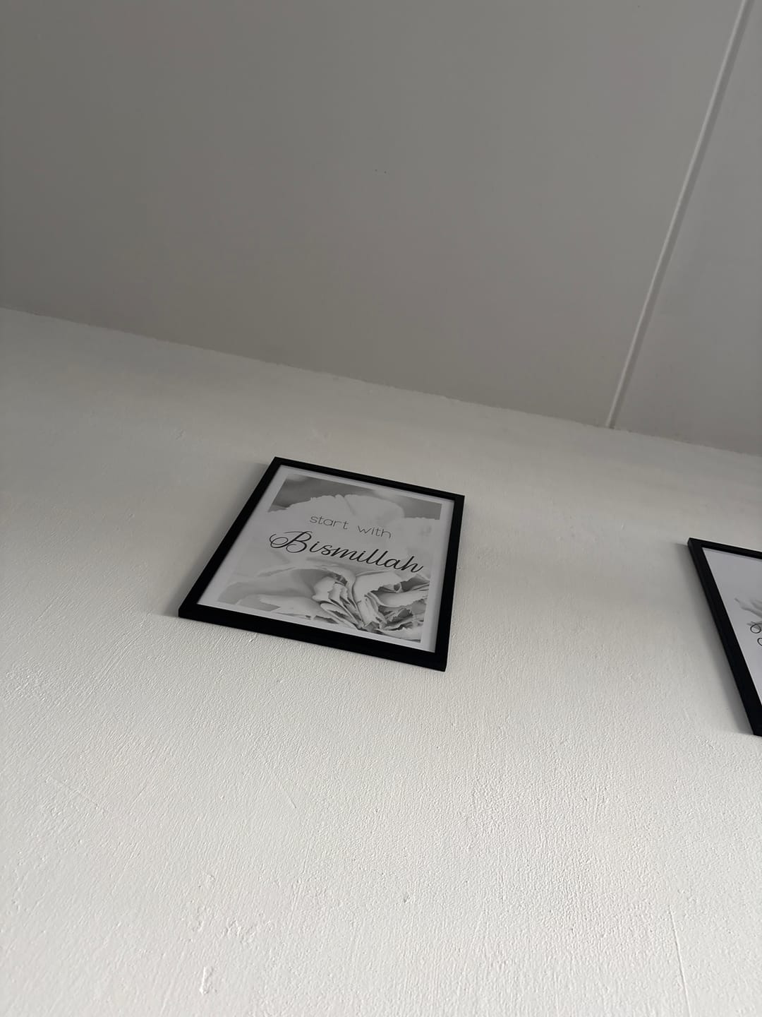 Customer photo review of Start with Bismillah - rosa, weiß oder beige - Poster