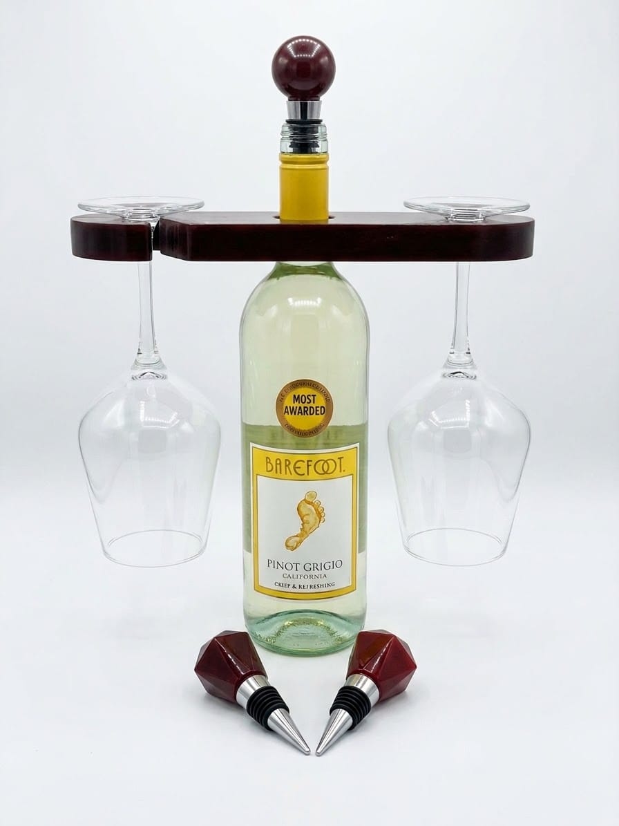 Customer photo review of 12x3.5x1" Wine Caddy Mold For Epoxy Resin - Style 2 - Silicone Mold For Wine Glass Holder