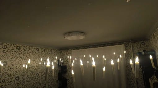 Customer photo review of Bougies LED Flottantes avec Baguette Magique