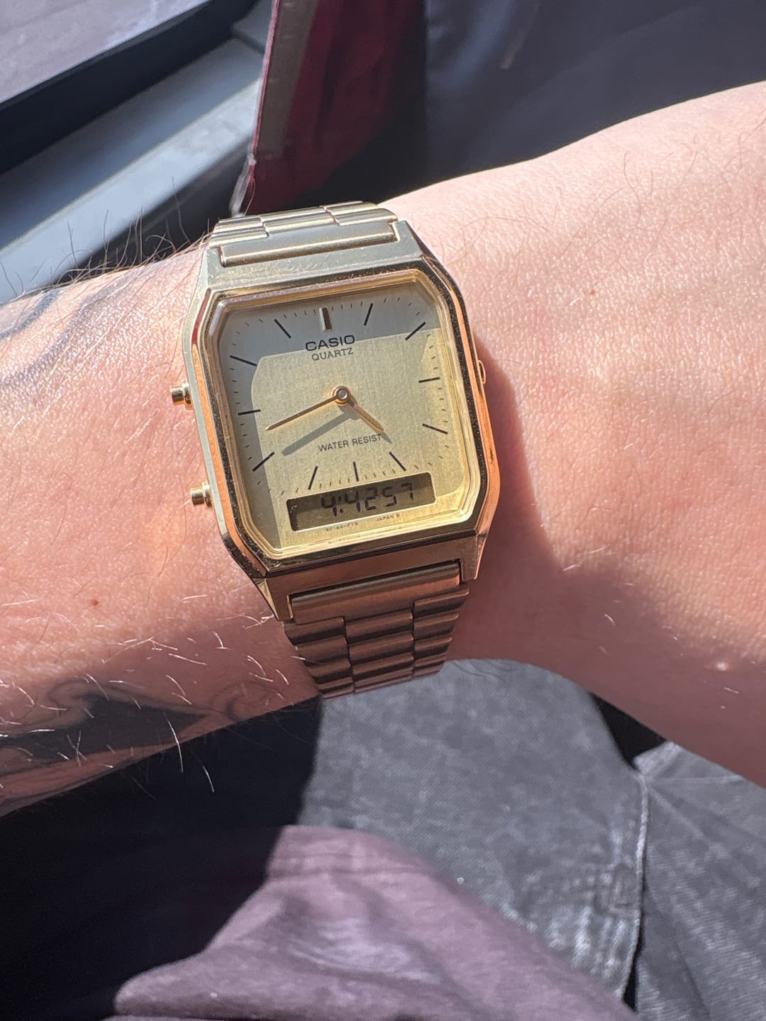 Customer photo review of Reloj Casio Vintage AQ-230GA-9DMQ Dorado