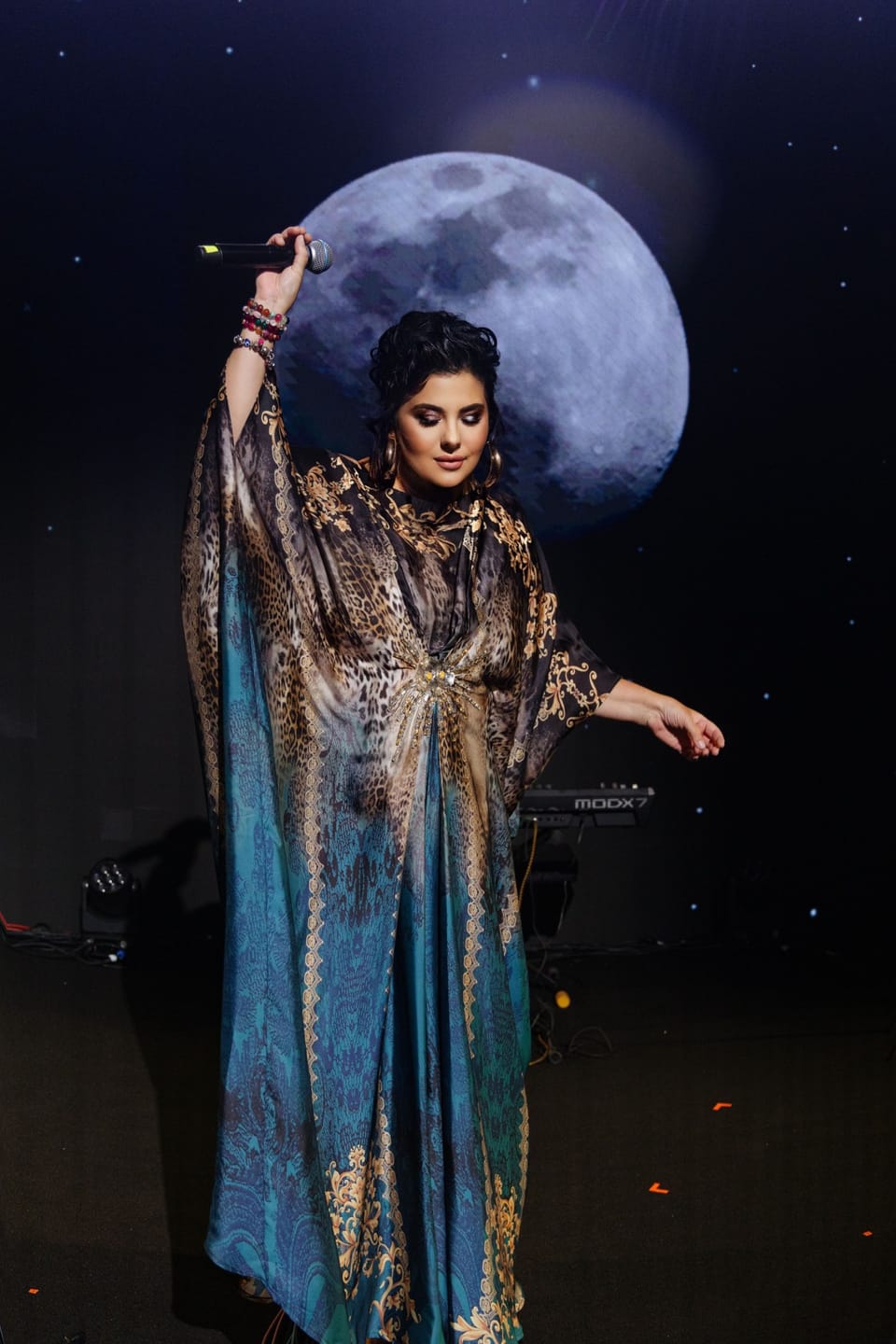 Customer photo review of Maya Cosmic Kaftan