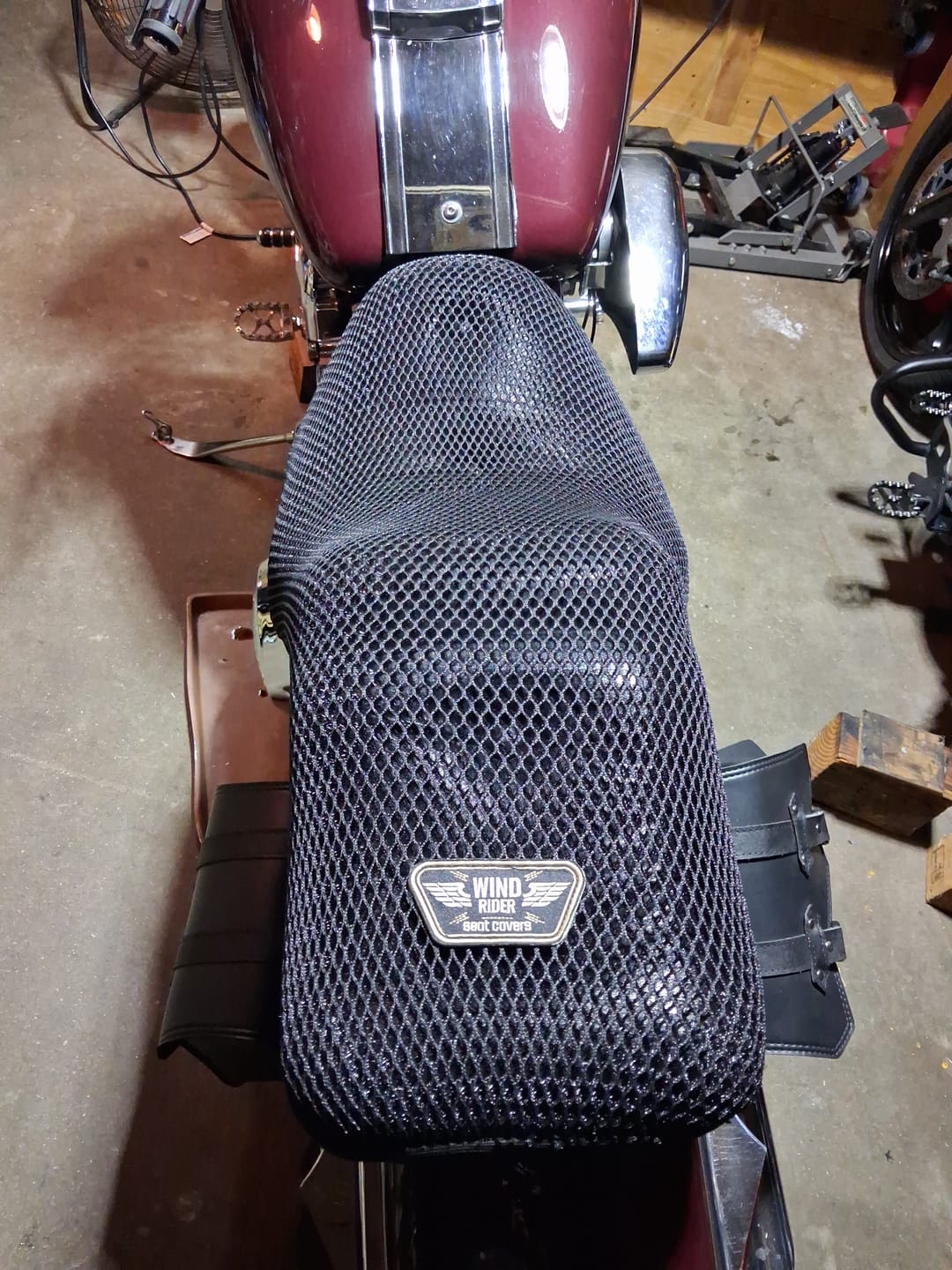 Customer photo review of Wind Rider Seat Cover