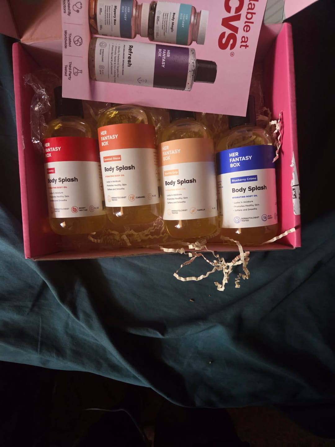 Customer photo review of Sweet Skin Body Oil Bundle
