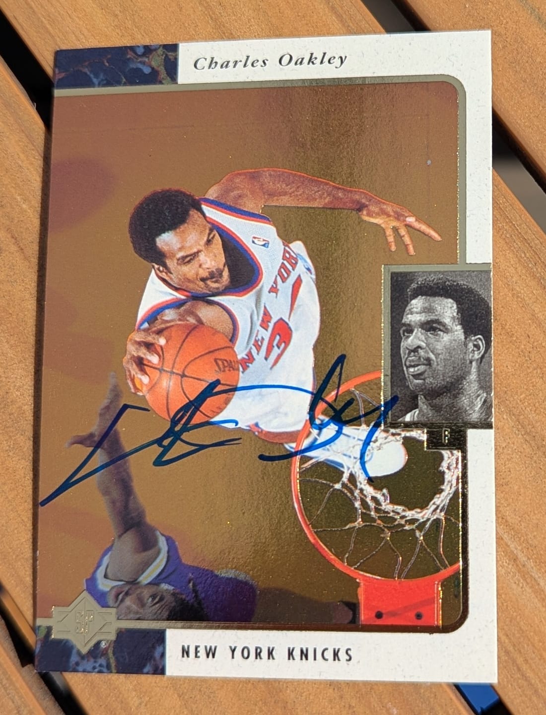 Customer photo review of Charles Oakley Autograph Signing