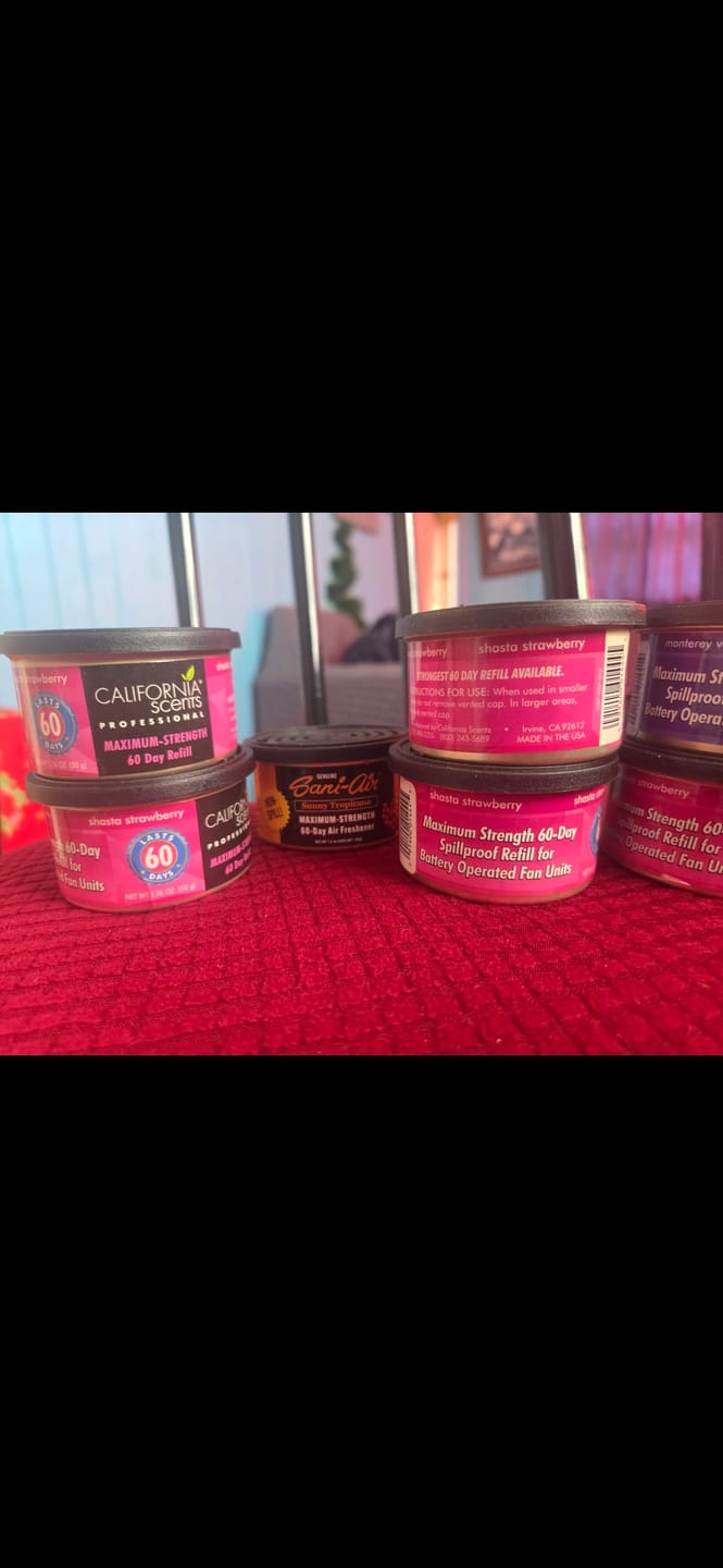 Customer photo review of LATA CALIFORNIA SCENT PARA AUTO SHASTA STRAWBERRY