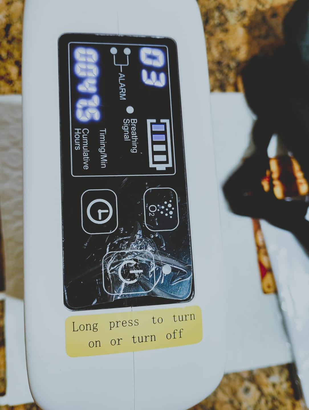 Customer photo review of VARON VP-6 - Concentrador de Oxigênio Portátil com Fluxo Contínuo 1-6L