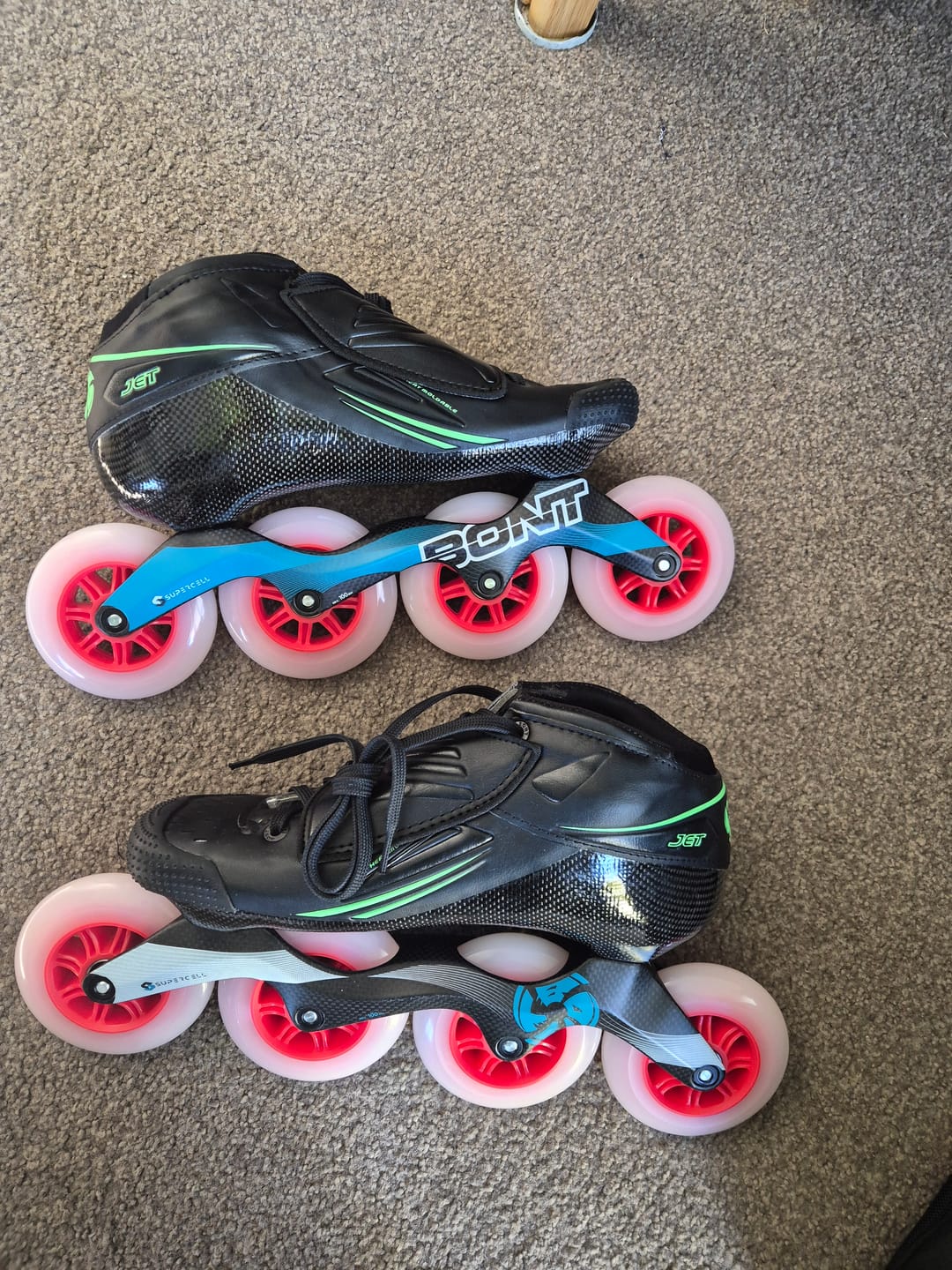 Customer photo review of Jet Inline Speed Skates