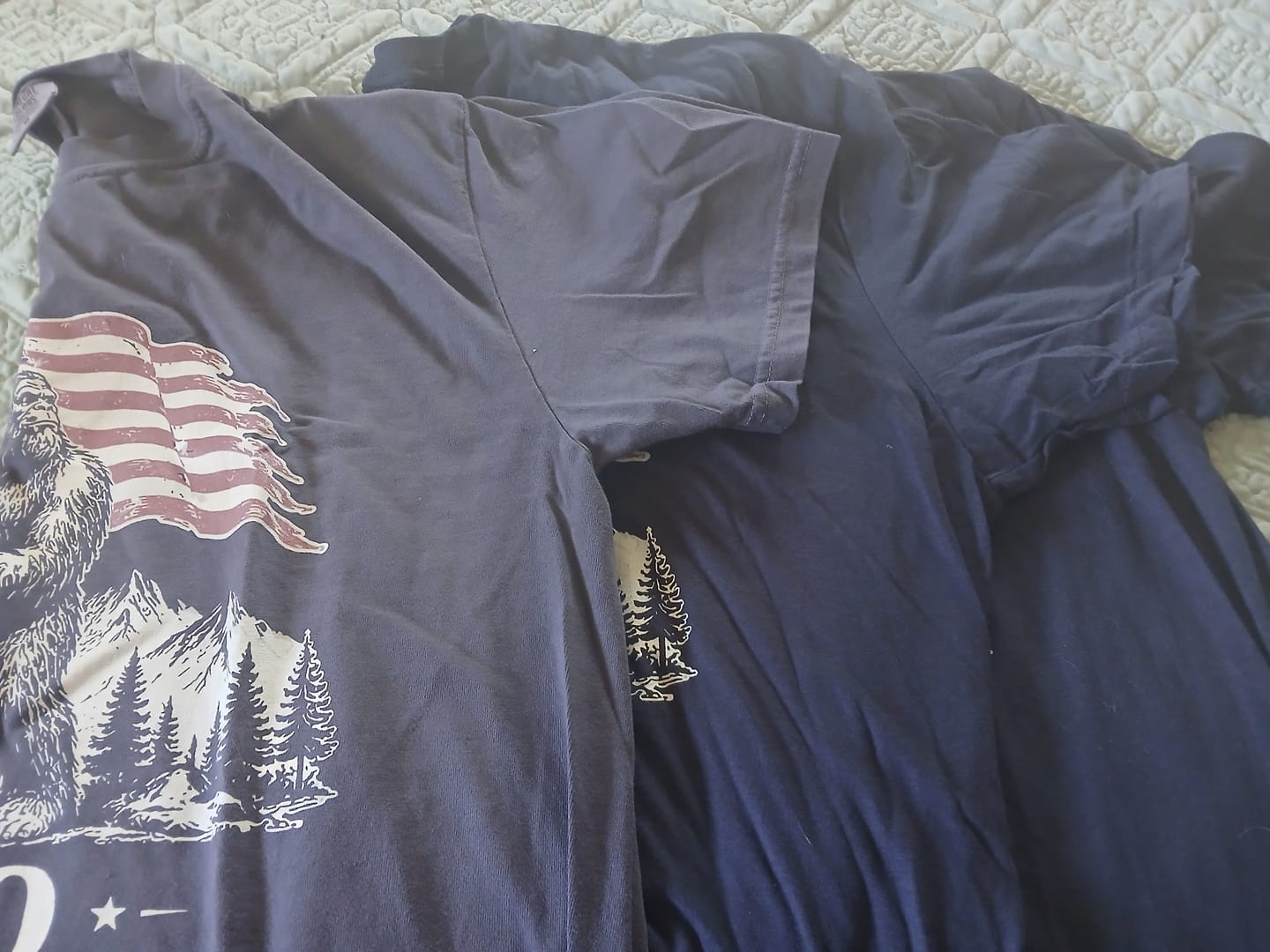 Customer photo review of Bigfoot Patriot T-Shirt