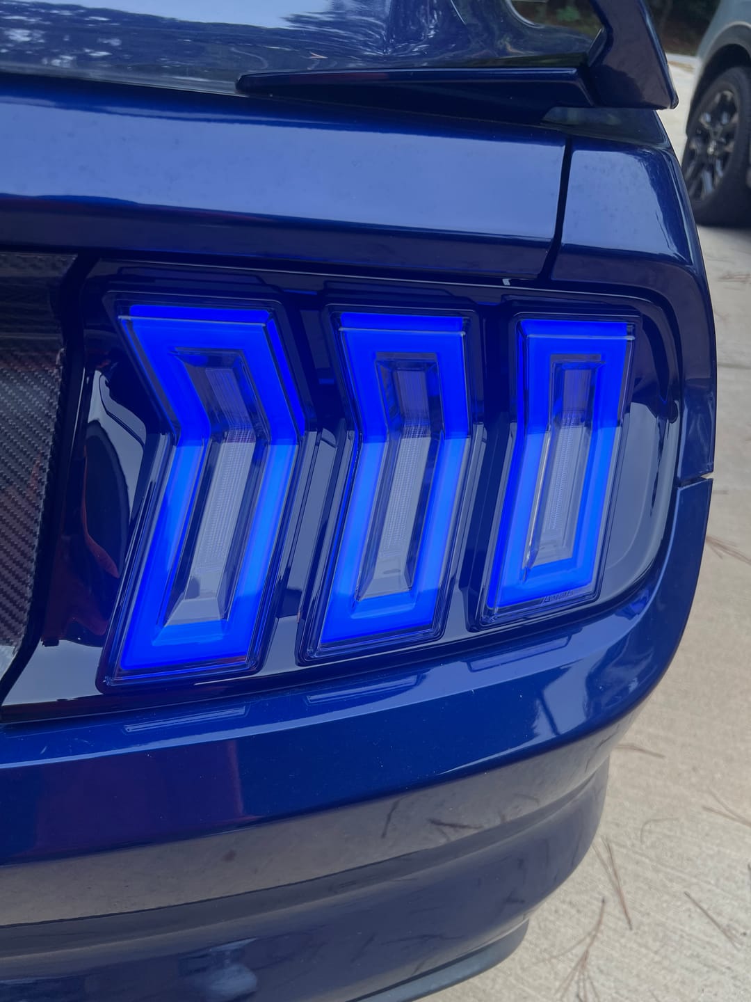 Customer photo review of 2015-2023 Mustang S550 Heritage-X™ RGB Taillights Amber Turn Signal Sequential w/ Animation
