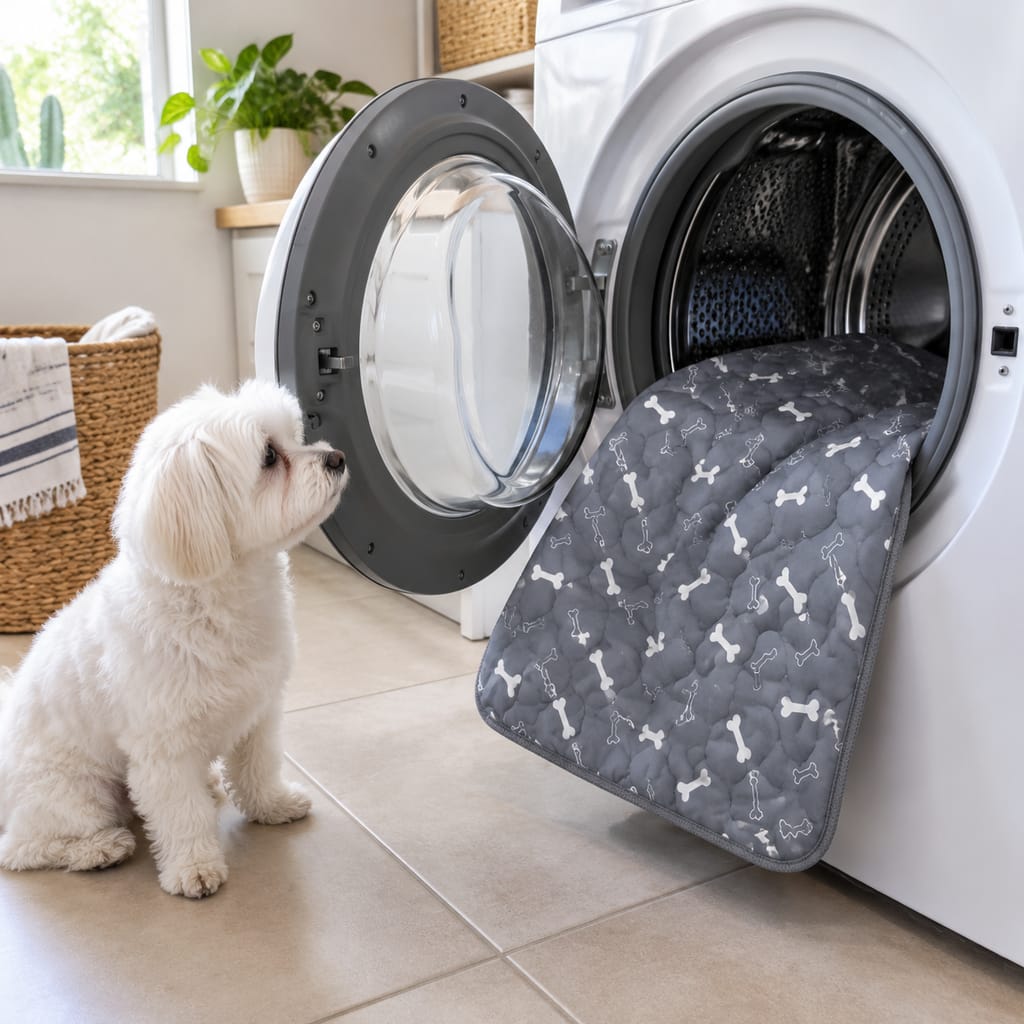 Customer photo review of PawSpot™ — El último tapete para pipí que comprarás