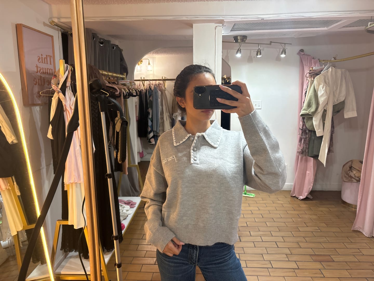 Customer photo review of Paris Pullover Sweater