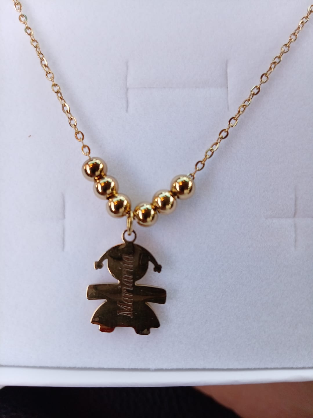 Customer photo review of Collana con bambini - I Miei Tesori