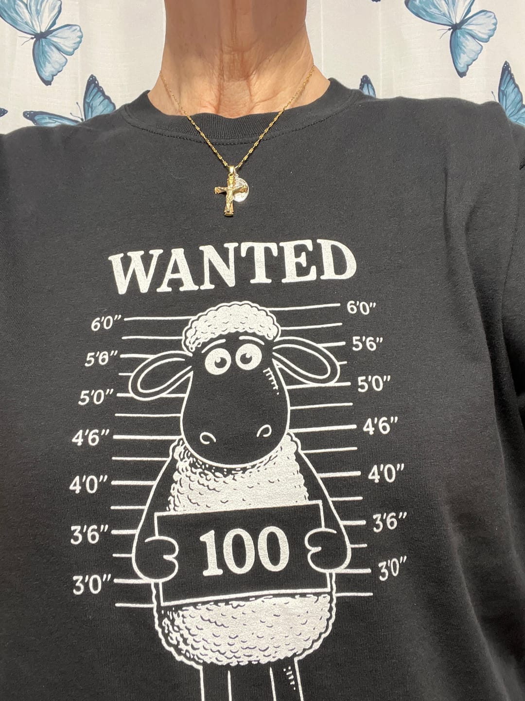 Customer photo review of Wanted T-shirt