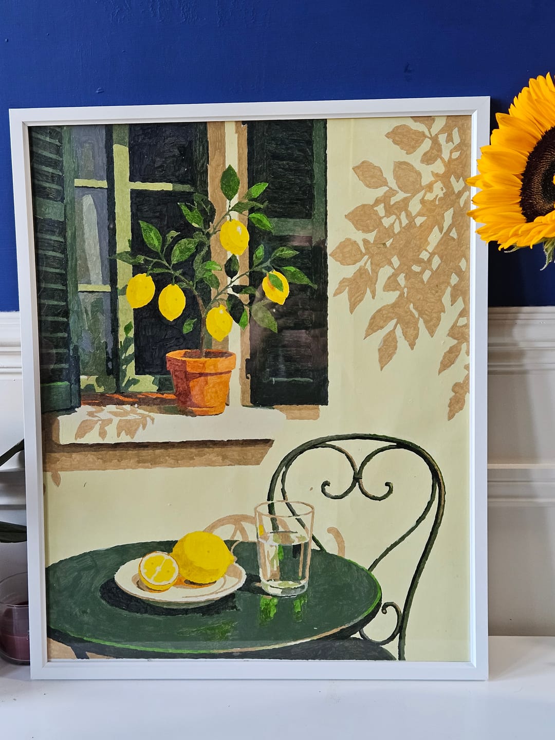 Customer photo review of Lemon Tree | Paint by Number