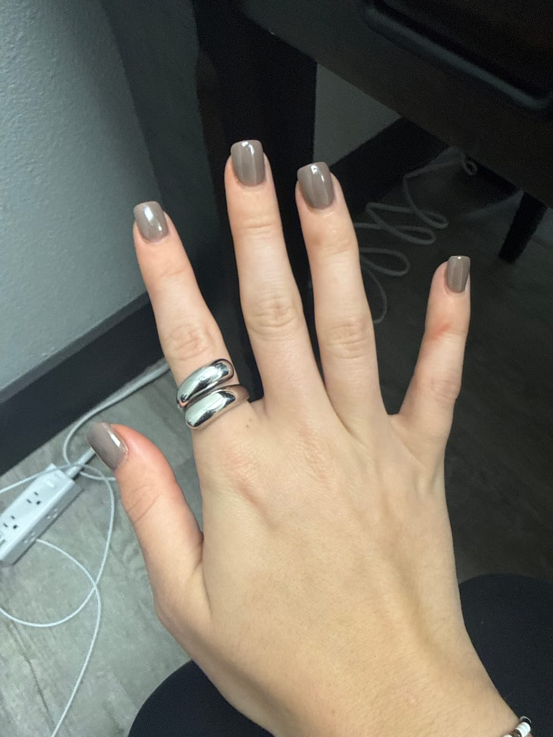 Customer photo review of Tide Ring — Silver