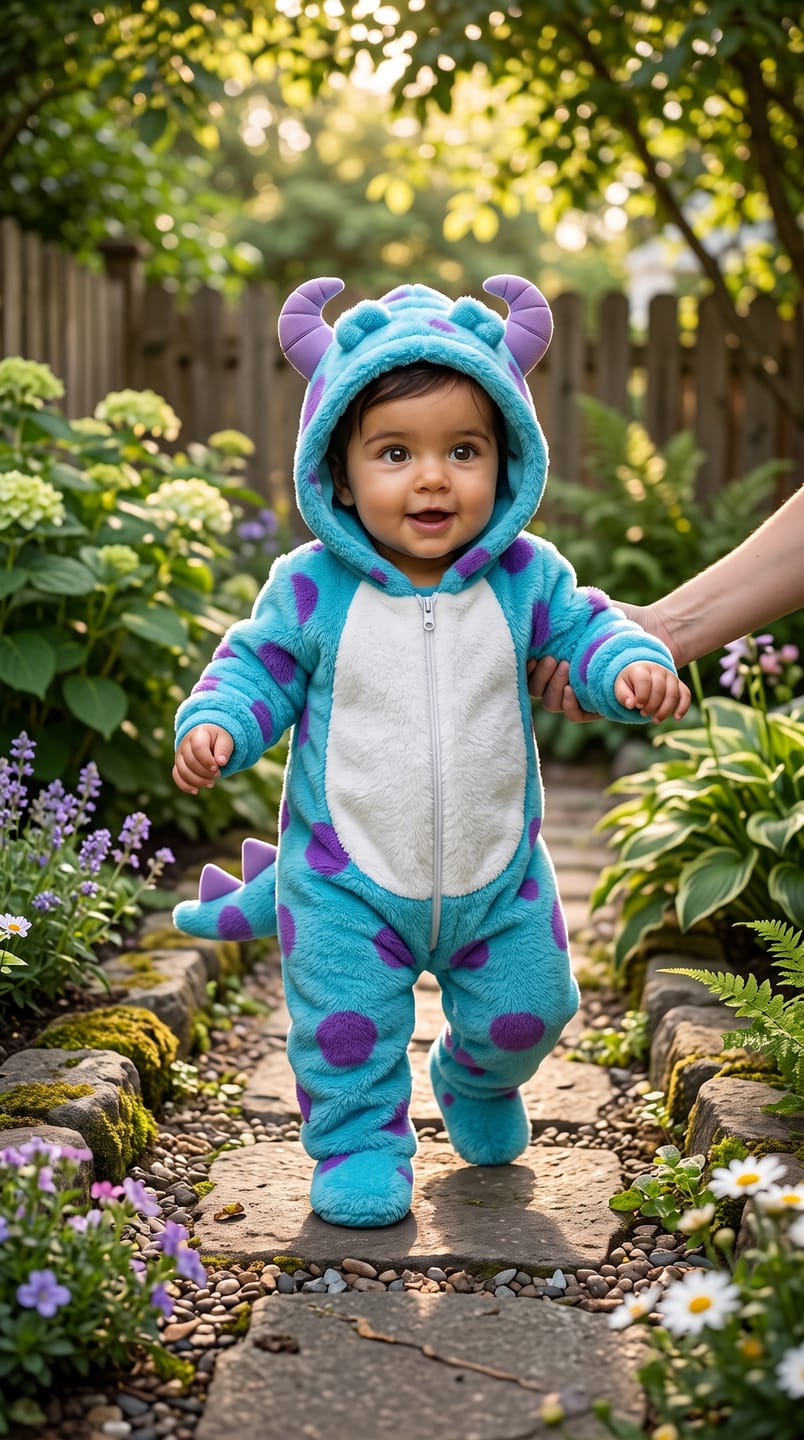 Customer photo review of Milo™ Cozy Monster Onesie