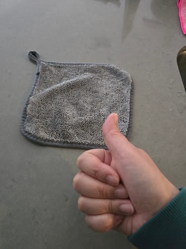 Customer photo review of KoalaHook – The No-Drill Hook That Holds Your Towels