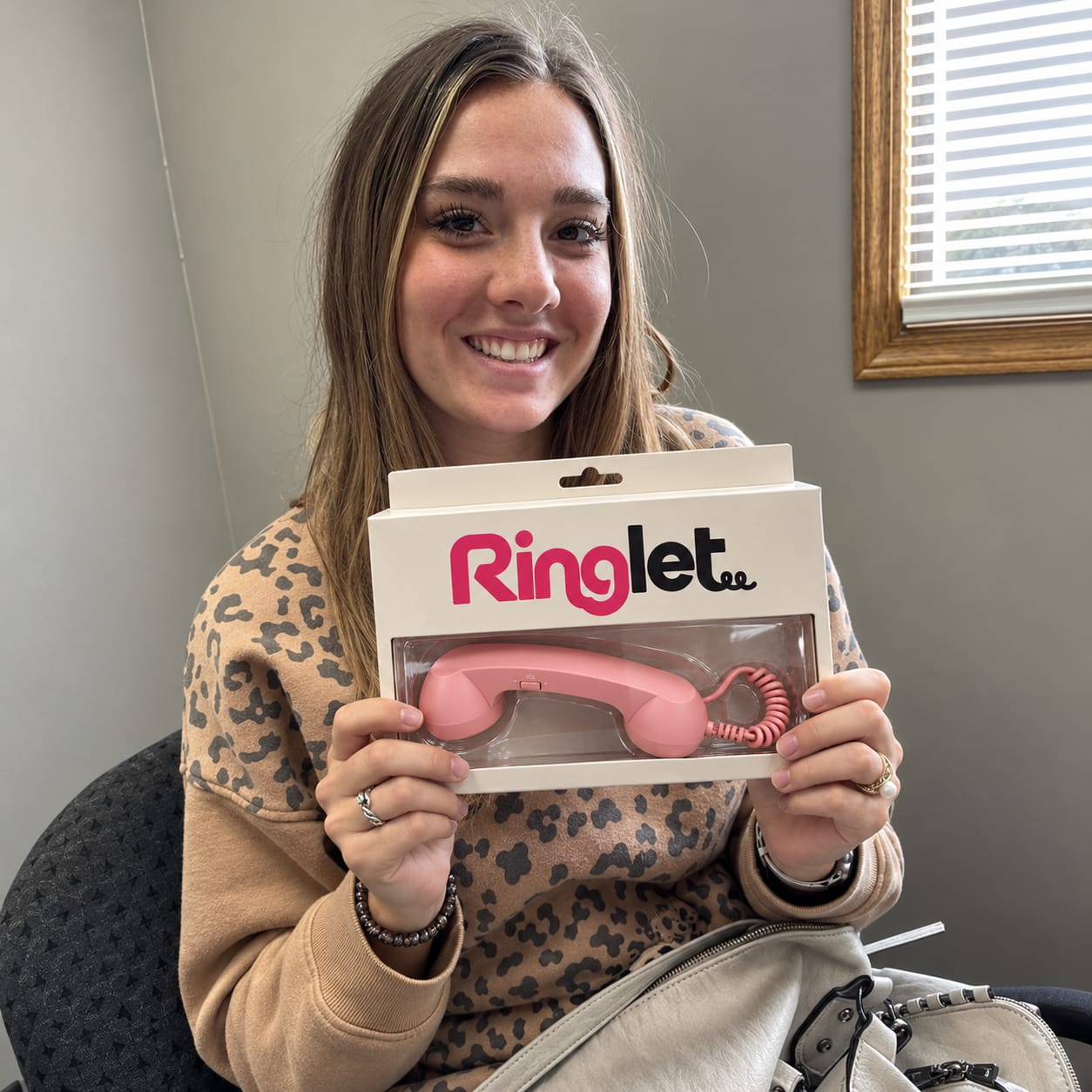 Customer photo review of The ’80s Phone That Plugs Into Your Smartphone